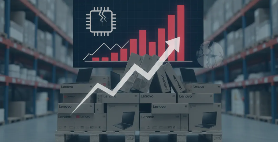 Lenovo alza i prezzi dei PC a causa della crisi delle memorie