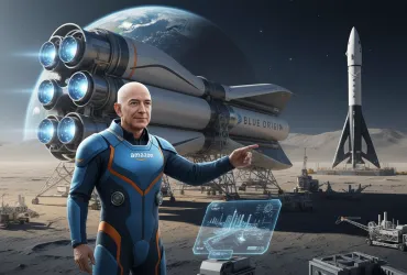 Nuova sfida spaziale: Bezos contro Musk per la conquista della Luna