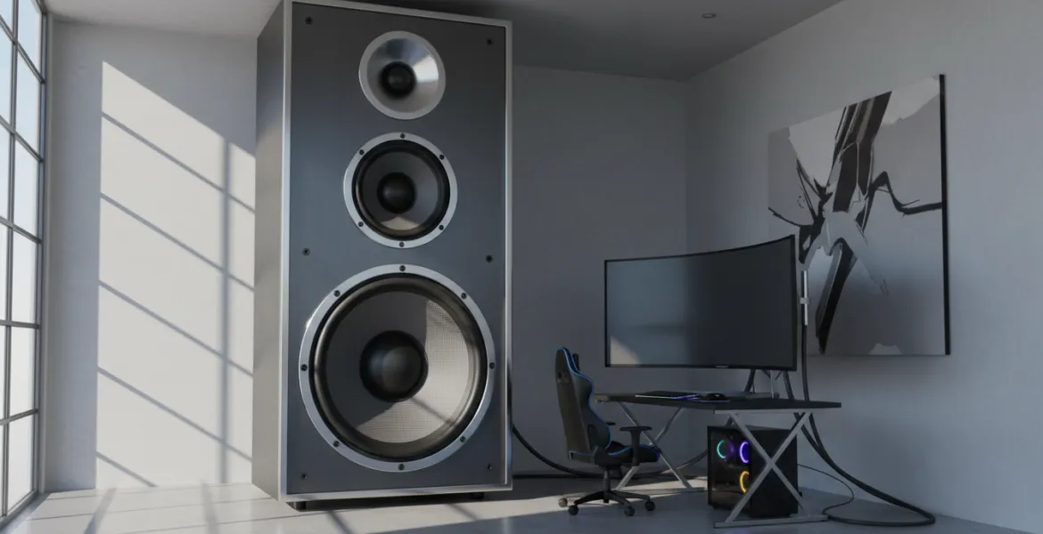 Un gigante dell'audio: creata una cassa per PC over-size