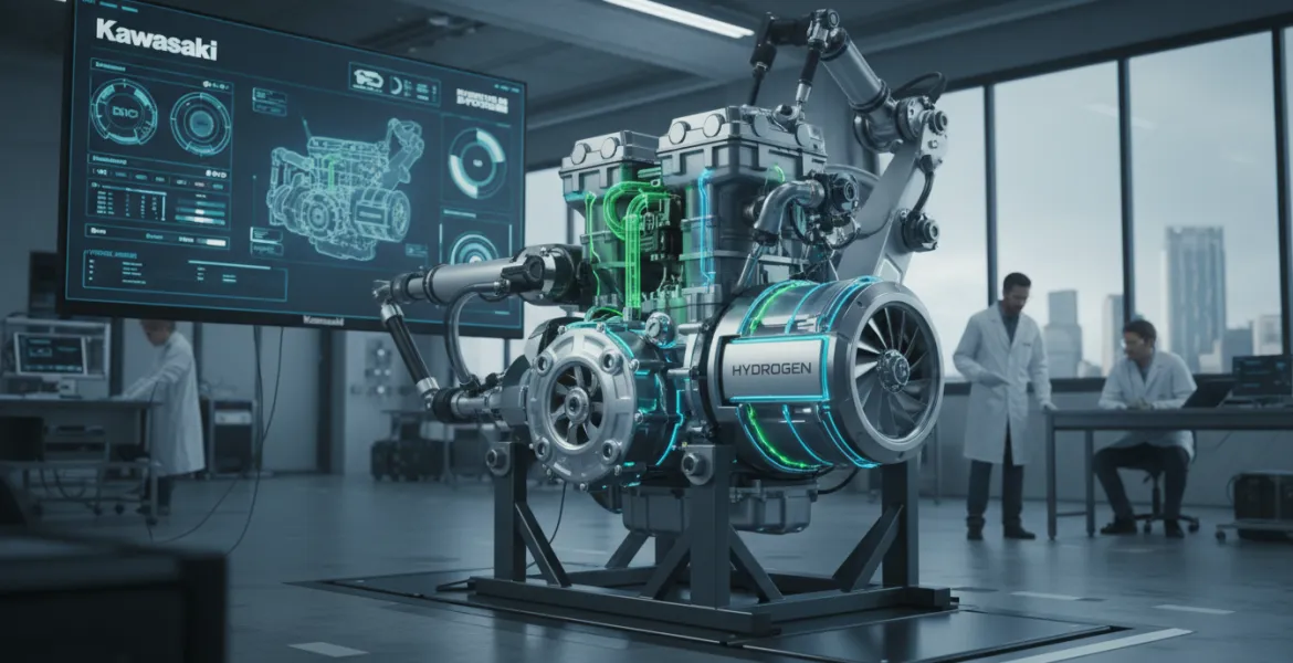 Kawasaki rivoluziona l'energia: il primo motore a idrogeno al mondo è realtà