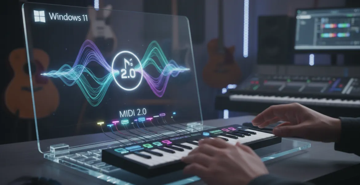 Windows 11 rivoluziona la musica digitale con il supporto nativo a MIDI 2.0
