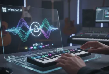 Windows 11 rivoluziona la musica digitale con il supporto nativo a MIDI 2.0