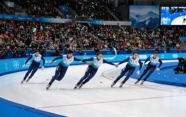 Storico argento per l'Italia nella staffetta Short Track a Milano-Cortina 2026!