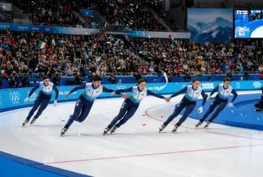 Storico argento per l'Italia nella staffetta Short Track a Milano-Cortina 2026!