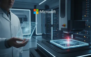 Microsoft riscrive il futuro dell'archiviazione dati: vetro e laser per l'eternità