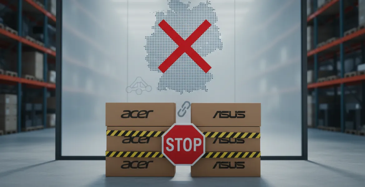 Acer e Asus bloccate in Germania: stop alle vendite per violazione brevetti Nokia