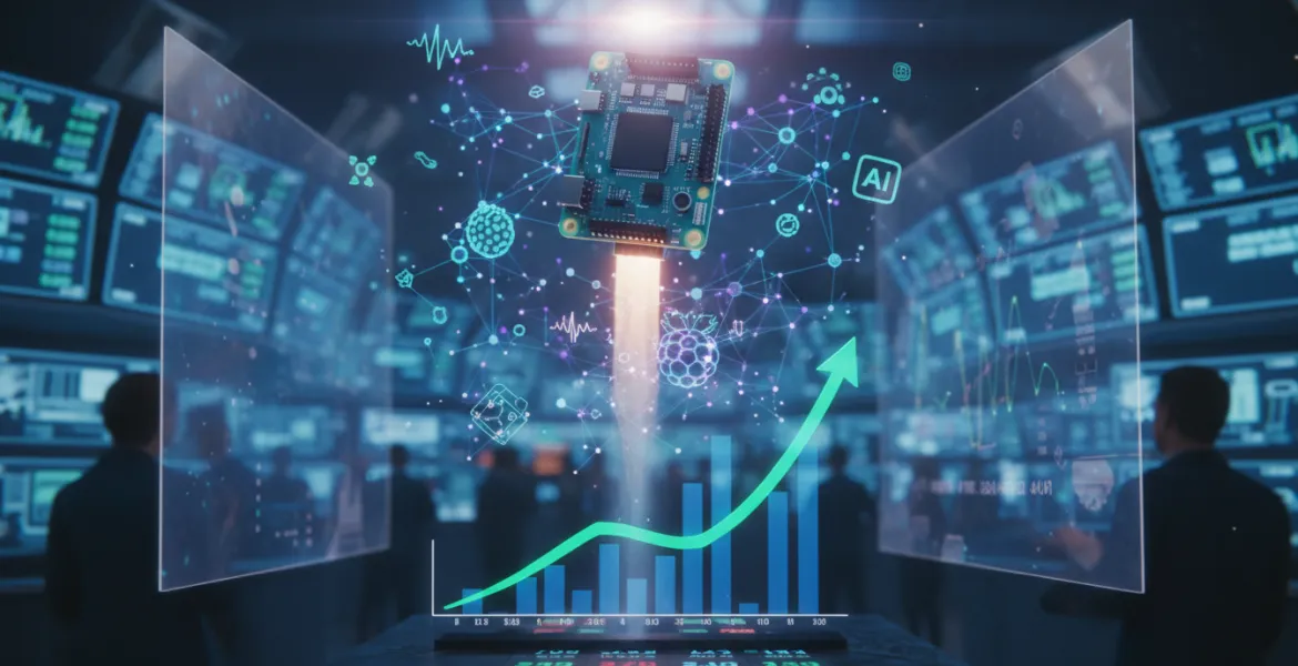 Raspberry Pi: Impennata in borsa spinta dall'entusiasmo per l'IA