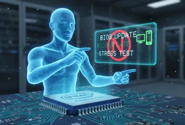 Intel: Assistente AI sconsiglia aggiornamenti BIOS e stress test errati