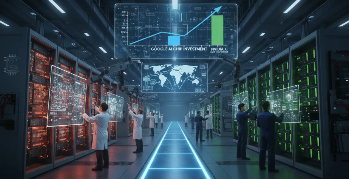 Google sfida Nvidia: maxi-investimenti per promuovere i suoi chip IA