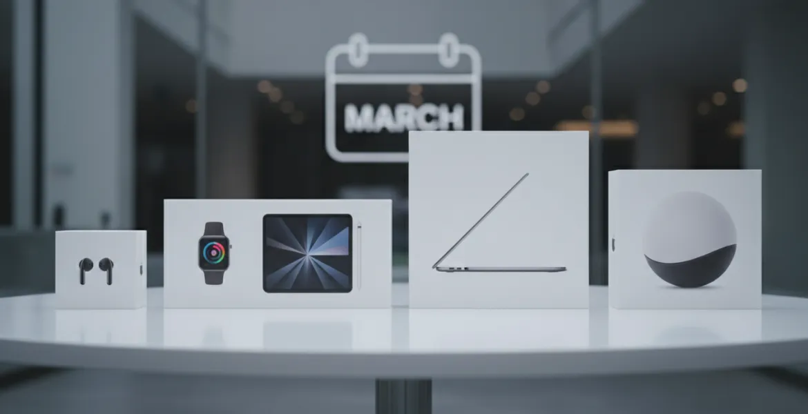 Apple pronta a stupire: Cinque nuovi prodotti in arrivo a Marzo