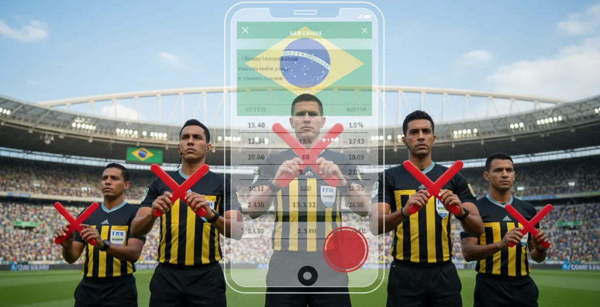 Brasile: Arbitri banditi dalle scommesse per legge