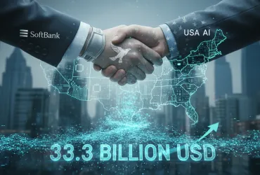 SoftBank investe 33 miliardi $ in centrale a gas per l'IA negli USA