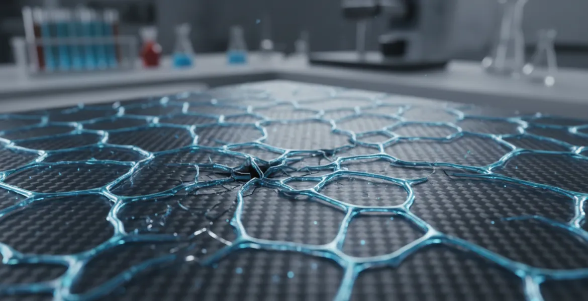 Materiale che si auto-ripara: la svolta nei compositi in fibra di carbonio