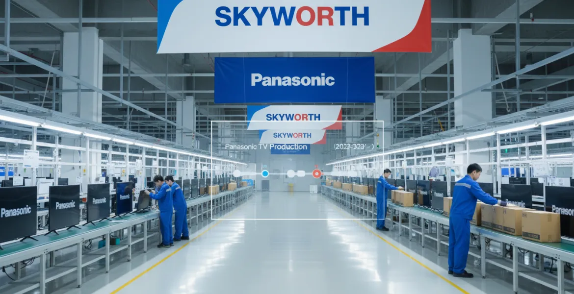 Panasonic cede la produzione TV a Skyworth: fine di un'era