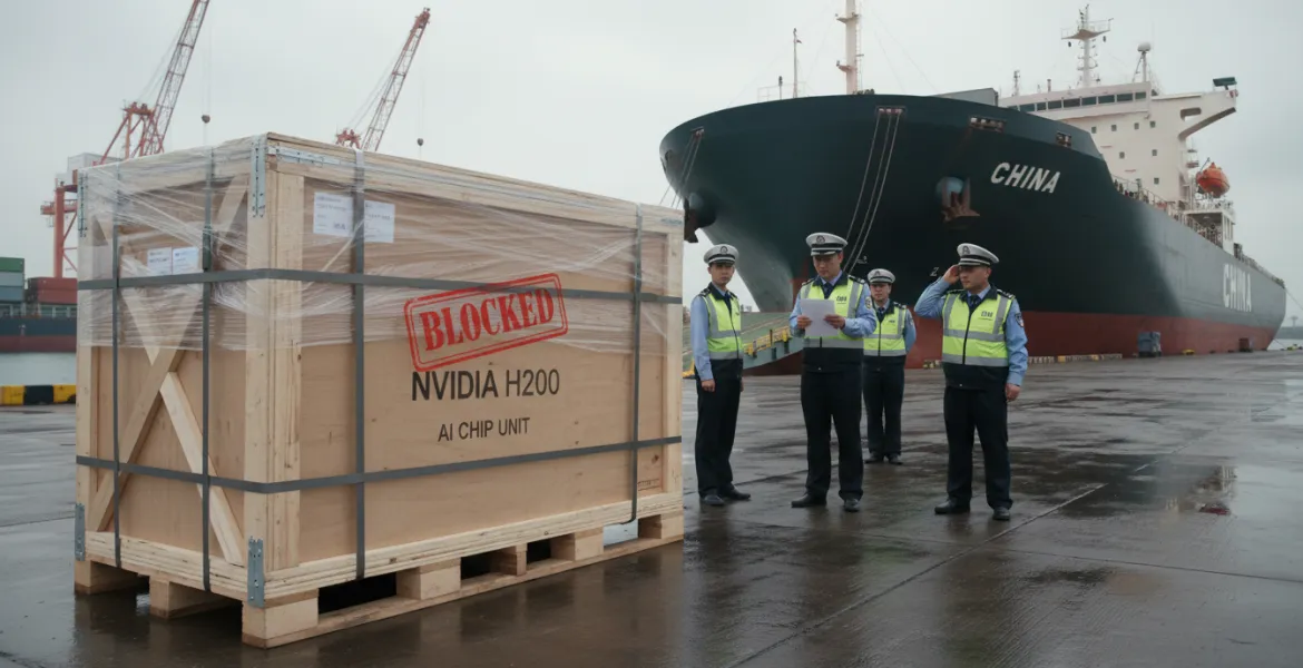 Nvidia H200: la spedizione di chip AI verso la Cina è bloccata