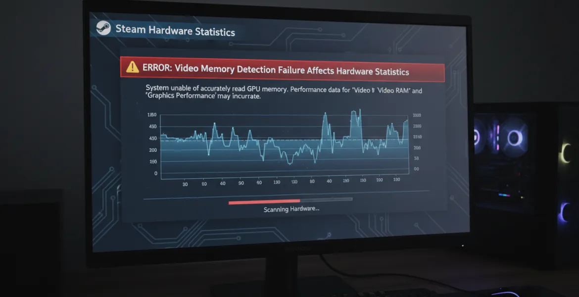 Steam: Errore nella rilevazione della memoria video influisce sulle statistiche Hardware