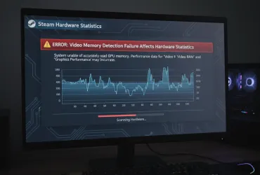 Steam: Errore nella rilevazione della memoria video influisce sulle statistiche Hardware