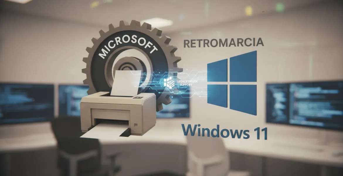 Retromarcia di Microsoft: Windows 11 supporterà ancora i vecchi driver per stampanti