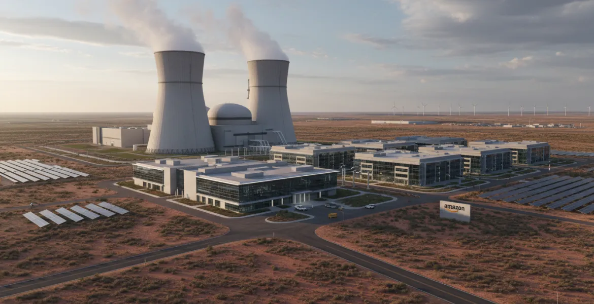 Amazon punta sull'energia nucleare per i suoi data center in Texas