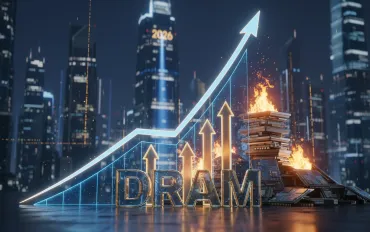 Boom del mercato DRAM: prezzi in crescita vertiginosa nel 2026