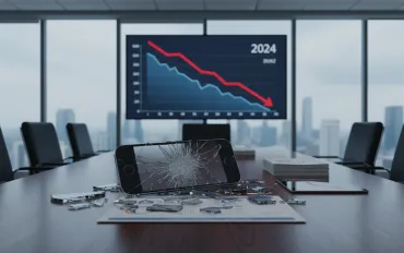 Crollo del mercato smartphone: previsioni shock per il 2024