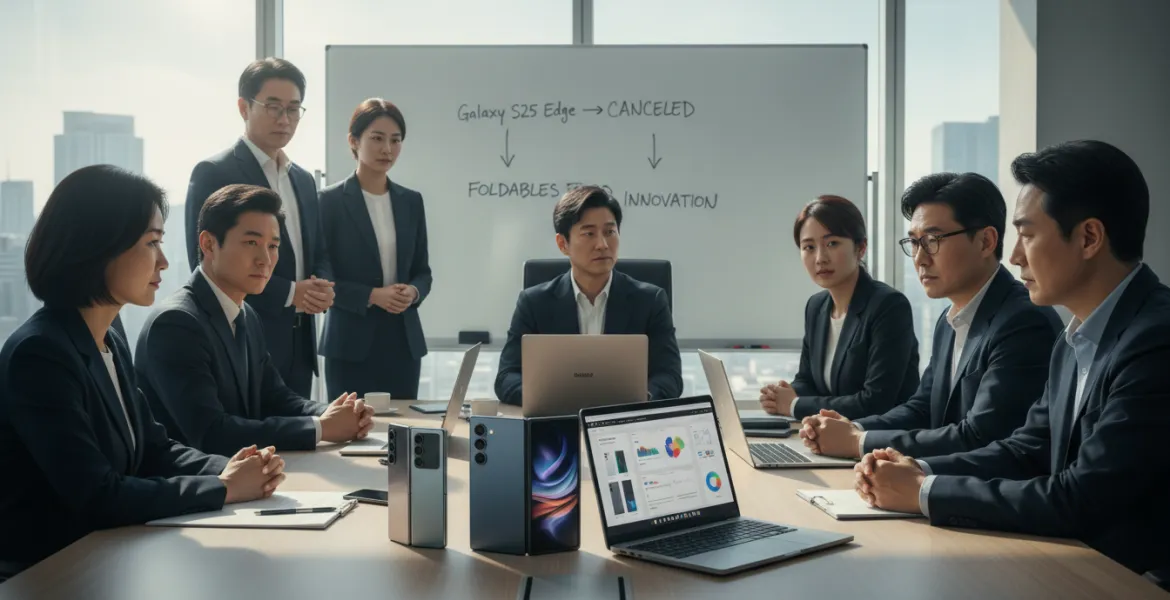 Samsung ripensa la strategia: addio al Galaxy S25 Edge e focus sui pieghevoli