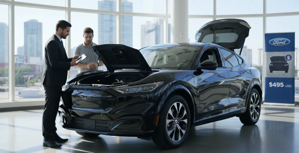 Ford Mustang Mach-E: Bagagliaio anteriore a pagamento, la nuova strategia che fa discutere