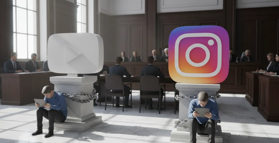 Dipendenza dai social media: YouTube e Instagram sotto accusa in tribunale