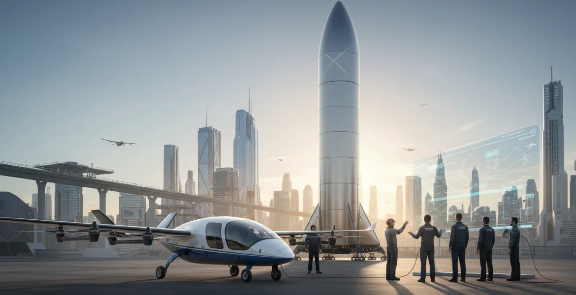 Archer Aviation e SpaceX insieme per il futuro dei taxi volanti