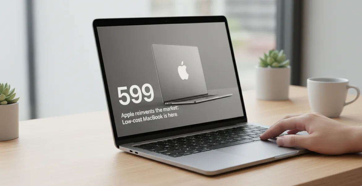 Apple rivoluziona il mercato: MacBook low cost in arrivo a soli 599 dollari