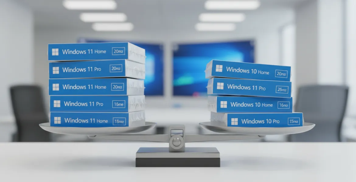 Windows 11 conquista il mercato: sorpasso definitivo su Windows 10