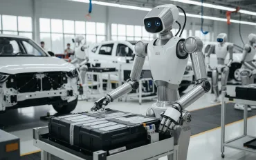 Xiaomi: Robot umanoide al lavoro in fabbrica di auto elettriche