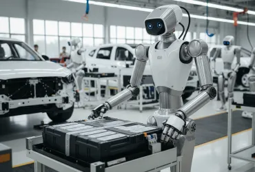 Xiaomi: Robot umanoide al lavoro in fabbrica di auto elettriche