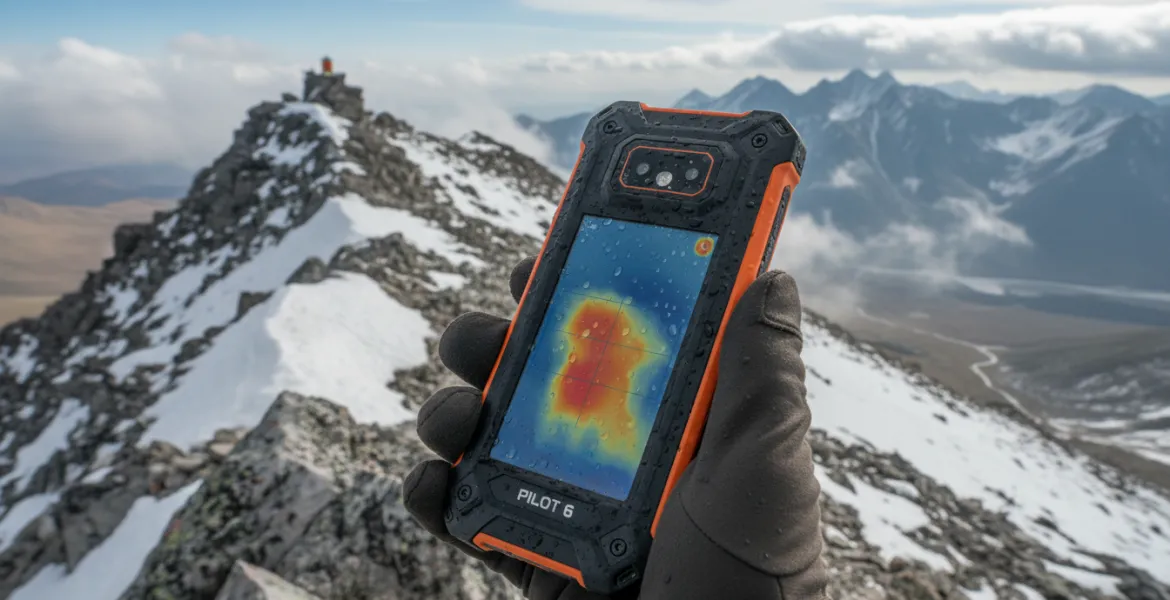 OSCAL PILOT 6: Il robusto smartphone con termocamera che sfida ogni limite