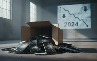 Crollo del mercato smartphone: previsioni catastrofiche per il 2024
