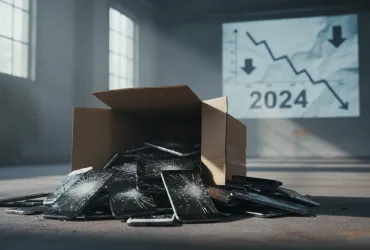 Crollo del mercato smartphone: previsioni catastrofiche per il 2024