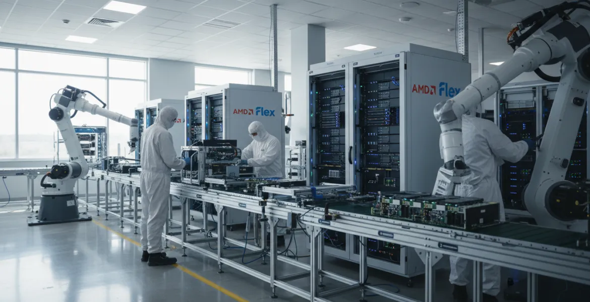AMD e Flex potenziano la produzione AI negli USA