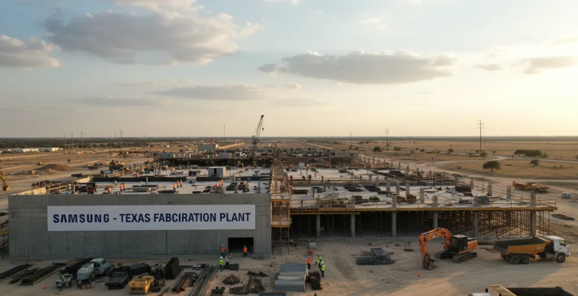 Samsung: La fabbrica di chip in Texas slitta al 2027