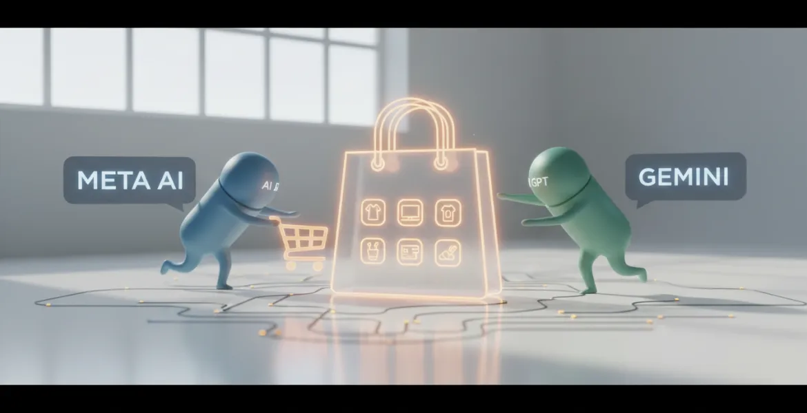 Meta AI sfida ChatGPT e Gemini: shopping integrato nel chatbot