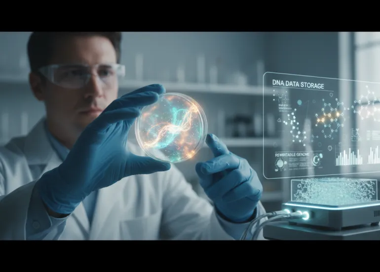 Svolta epocale nell'archiviazione dati: il DNA riscrivibile è realtà