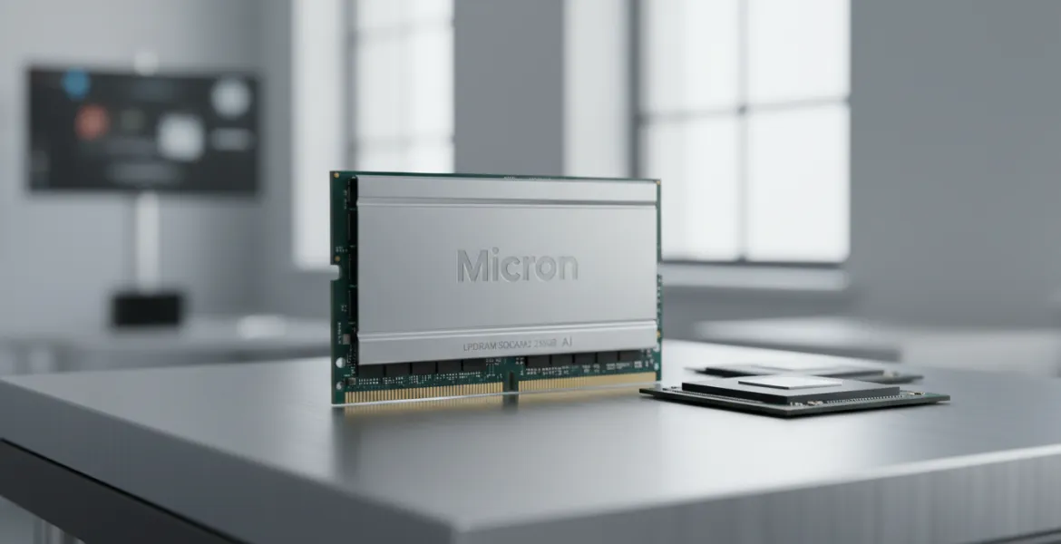 Micron rivoluziona la memoria: Modulo LPDRAM SOCAMM2 da 256GB per AI