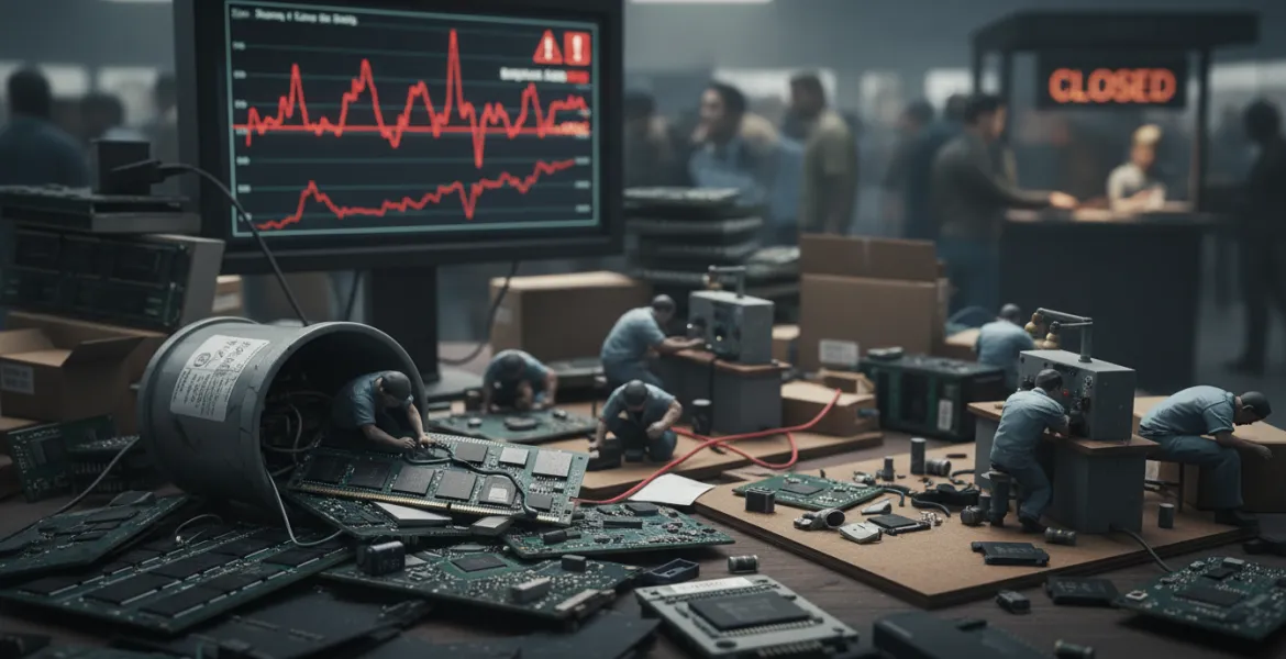 Mercato delle memorie in tempesta: Prezzi folli mettono KO i piccoli produttori