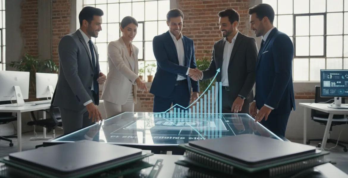 Boom dell'IA: Investimenti record nell'industria dei chip