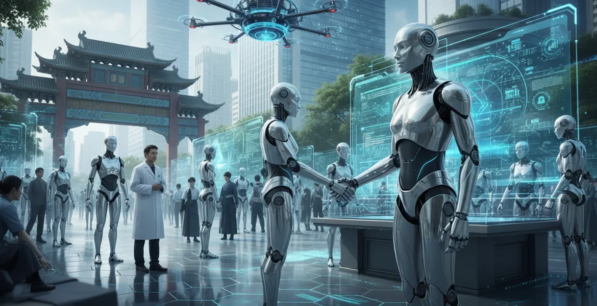 Cina: Intelligenza artificiale e robot umanoidi alla conquista del futuro tecnologico