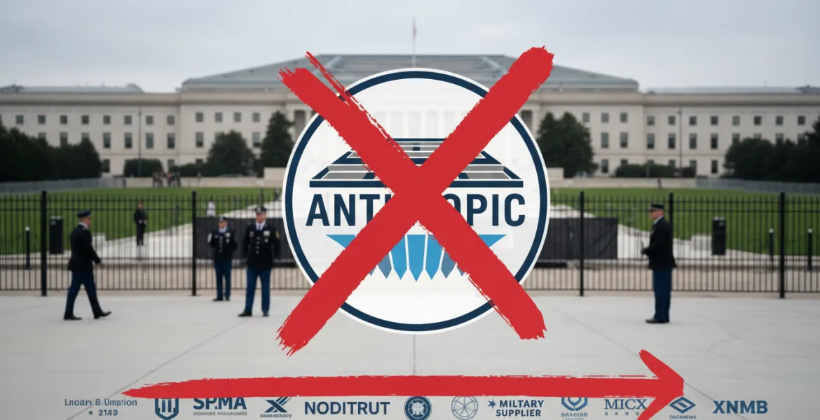 Pentagono stoppa Anthropic: stop all'IA per i fornitori del dipartimento della difesa