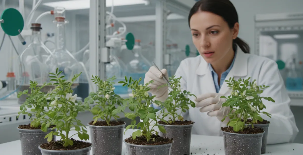 Ceci spaziali: Un passo avanti verso l'agricoltura Lunare