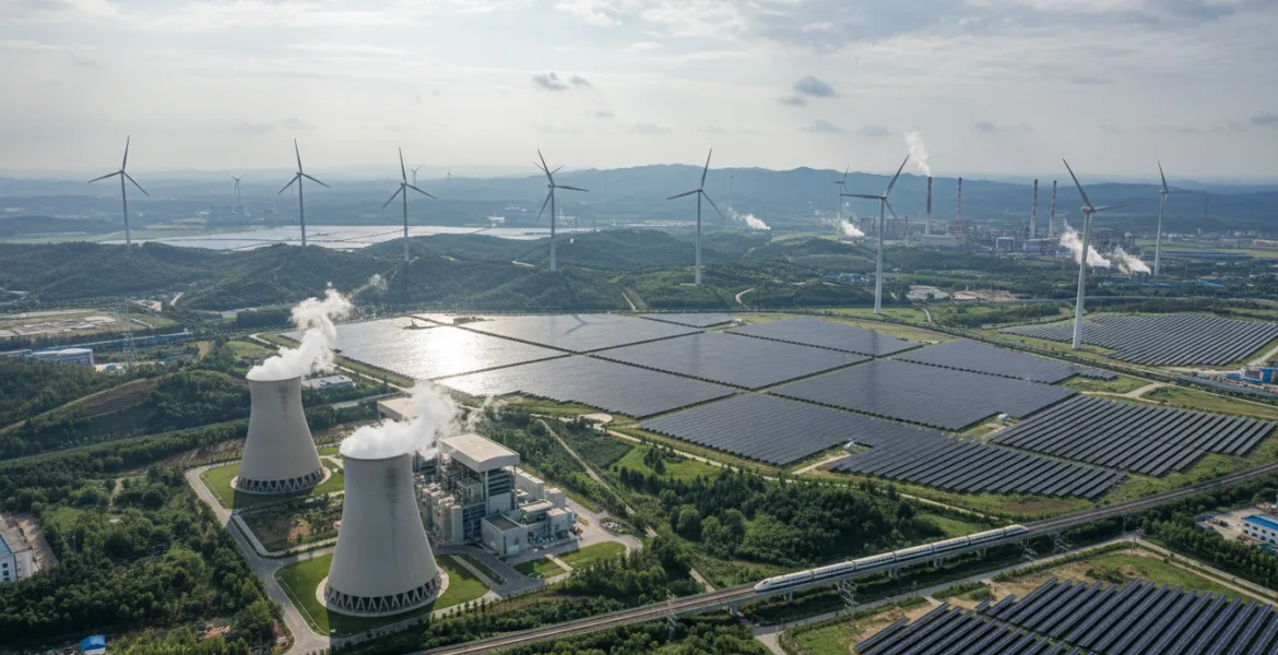 Svolta green in Cina: Emissioni di CO₂ in calo grazie alle energie rinnovabili