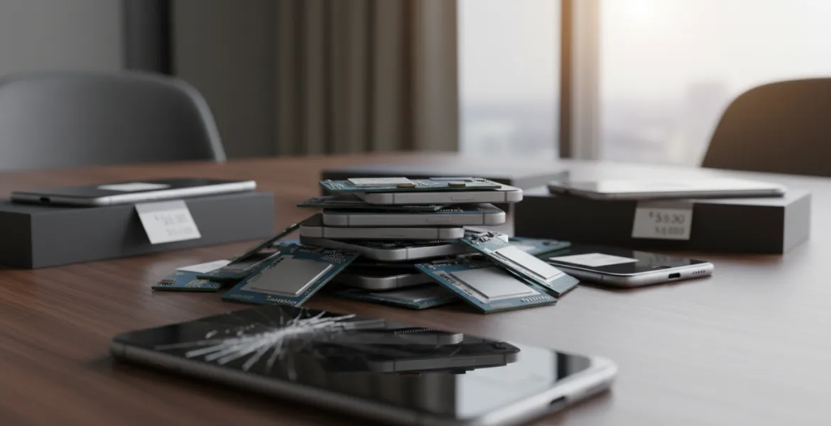 Crisi nel mercato cinese degli smartphone: prezzi in impennata a causa della scarsità di memoria