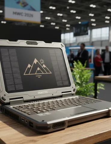 Oukitel RG14-P: Il primo laptop rugged con ricarica solare debutta al MWC 2026