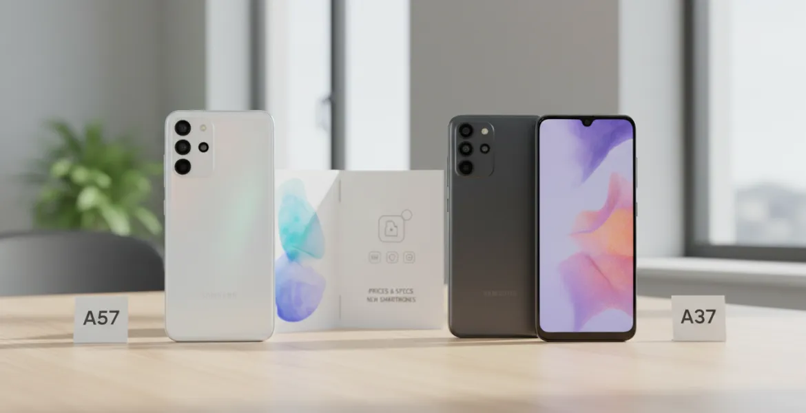 Samsung Galaxy A57 e A37: svelati prezzi e specifiche dei nuovi smartphone
